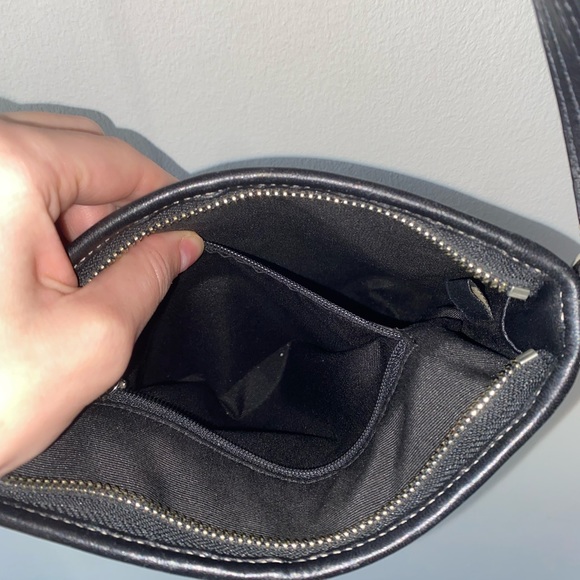 Vintage 90’s Coach Black Monogram Crossbody Purse - Picture 8 of 8